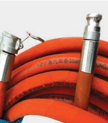 Mànega de vapor resistent a altes temperatures reforçada amb fibra